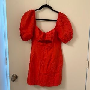 American threads red dress